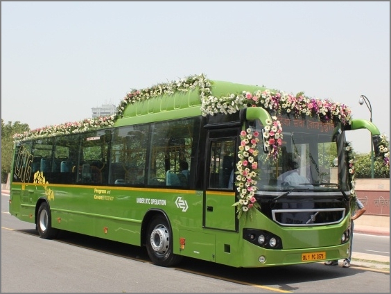 Volvo CNG Bus India