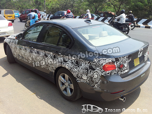 BMW new 3 Series India side