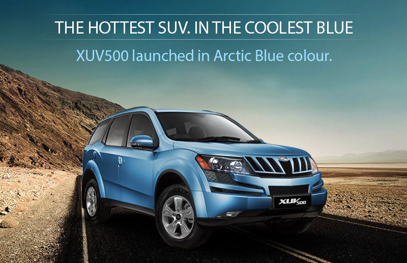 Mahindra XUV5OO Blue Artic