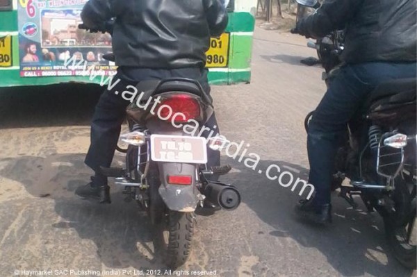 TVS 125cc Radeon spy pics 2