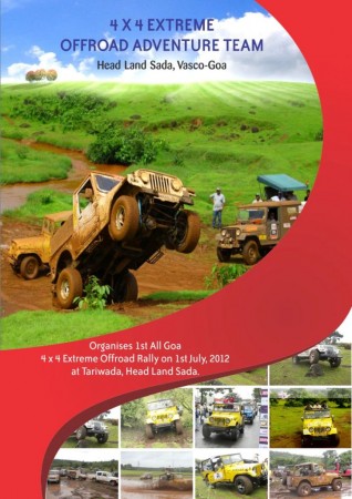 4x4 event in Goa